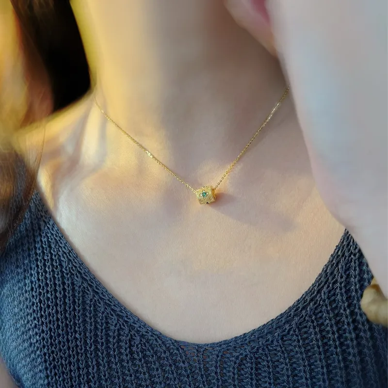 OUBI.YABI 925 Sterling Silver Necklaces Women's-4