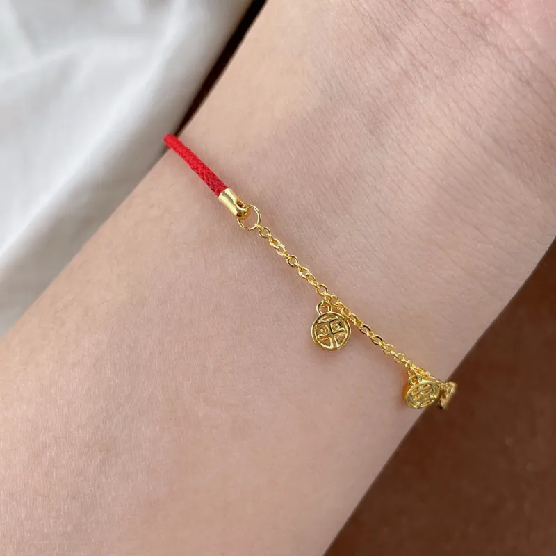 OUBI.YABI Gold Plated Copper Diamond Bracelets Women's Green-2