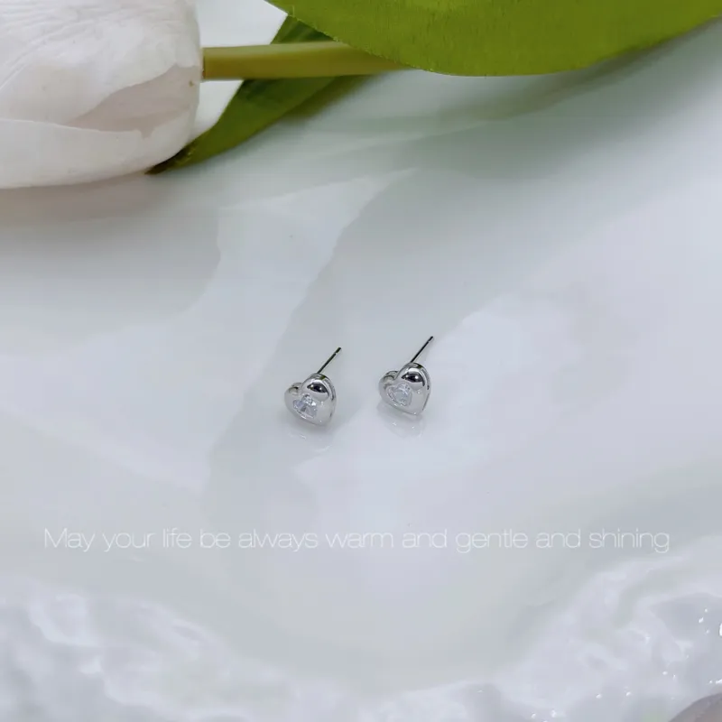 OUBI.YABI 925 Sterling Silver Stud Earrings Women's-1