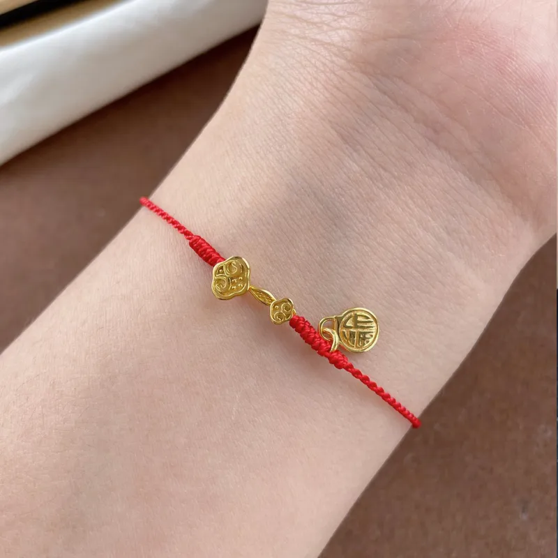 OUBI.YABI 925 Sterling Silver Gold Plated Cobalt Gold Bracelets Women's-2