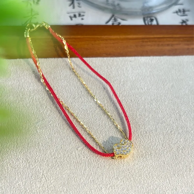 OUBI.YABI 925 Sterling Silver Gold Plated Cobalt Gold Bracelets Women's-2