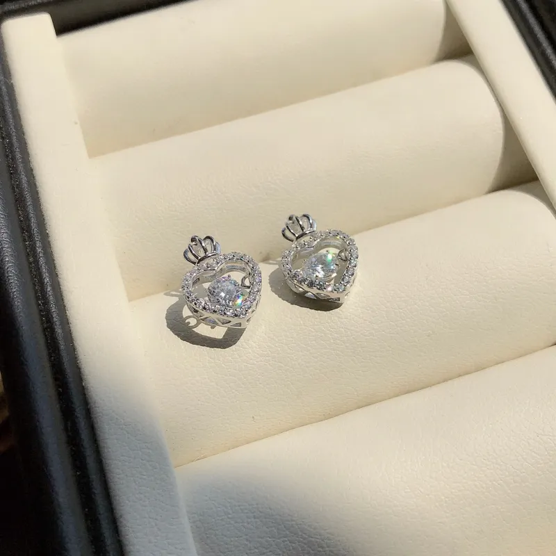 OUBI.YABI 925 Sterling Silver Stud Earrings Women's-1