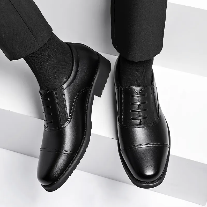 Shanpijiang Dress Shoes Men's Black-2