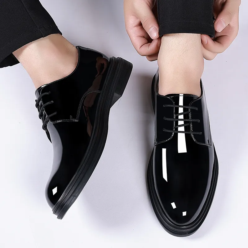 Shanpijiang Dress Shoes Men's Black-3