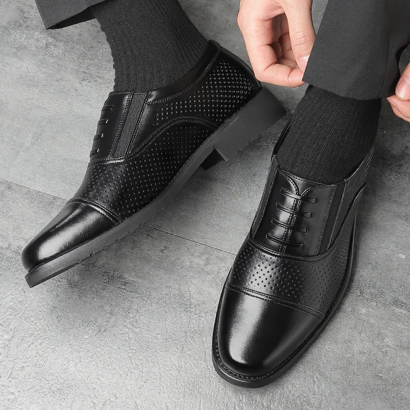 Shanpijiang Dress Shoes Men's Black-2