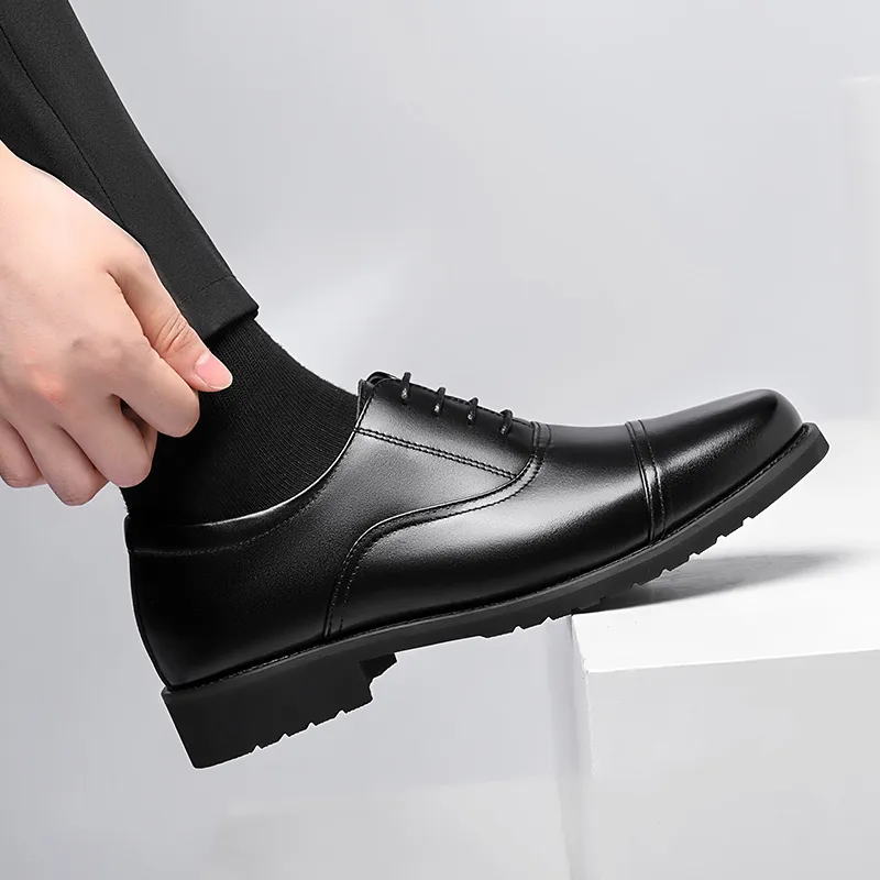 Shanpijiang Dress Shoes Men's Black-3