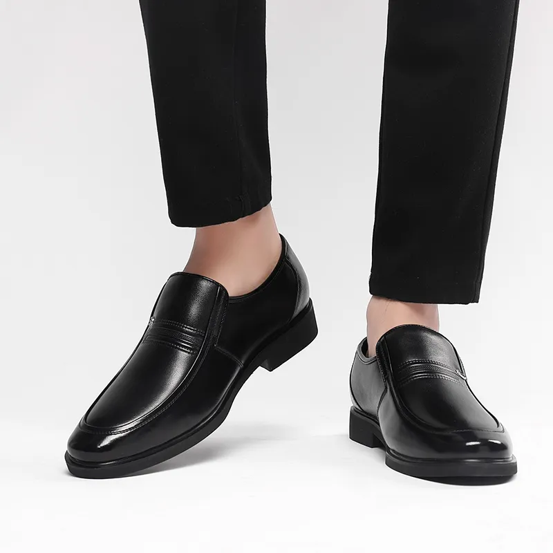 Shanpijiang Dress Shoes Men's Black-2