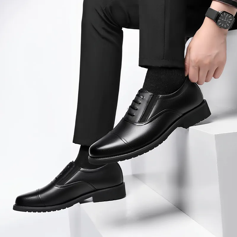 Shanpijiang Dress Shoes Men's Black-1