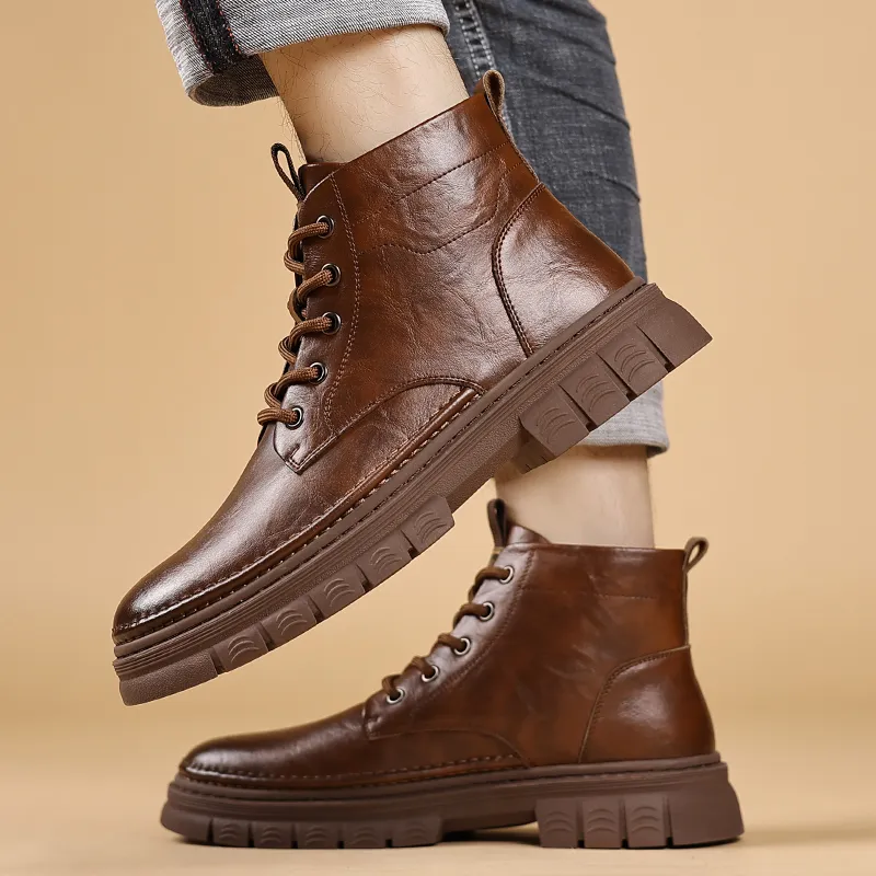 Shanpijiang Short Martin Boot Men's-3