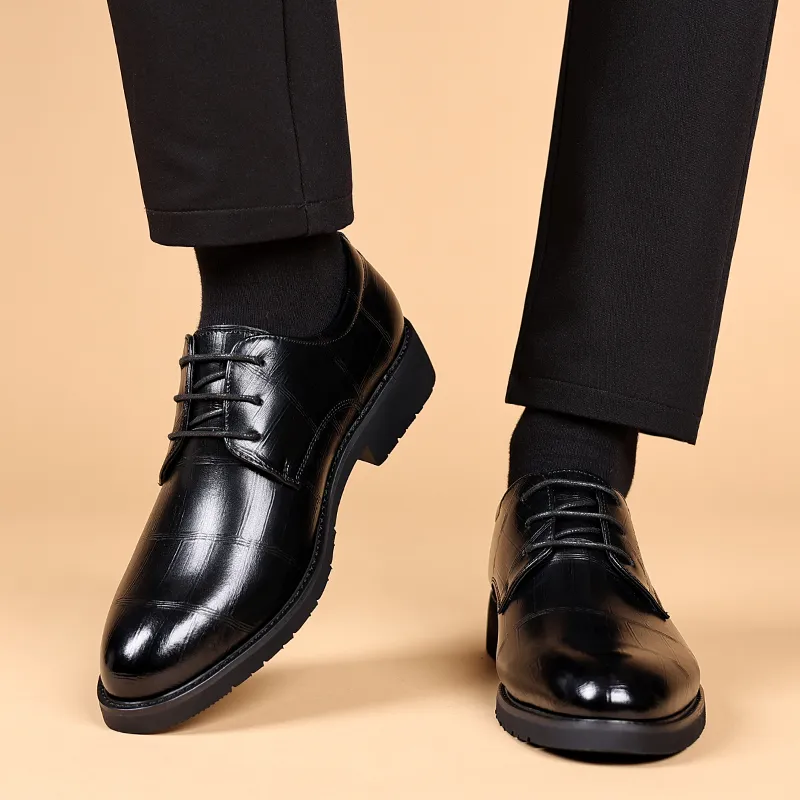 Shanpijiang Dress Shoes Men's Black-2