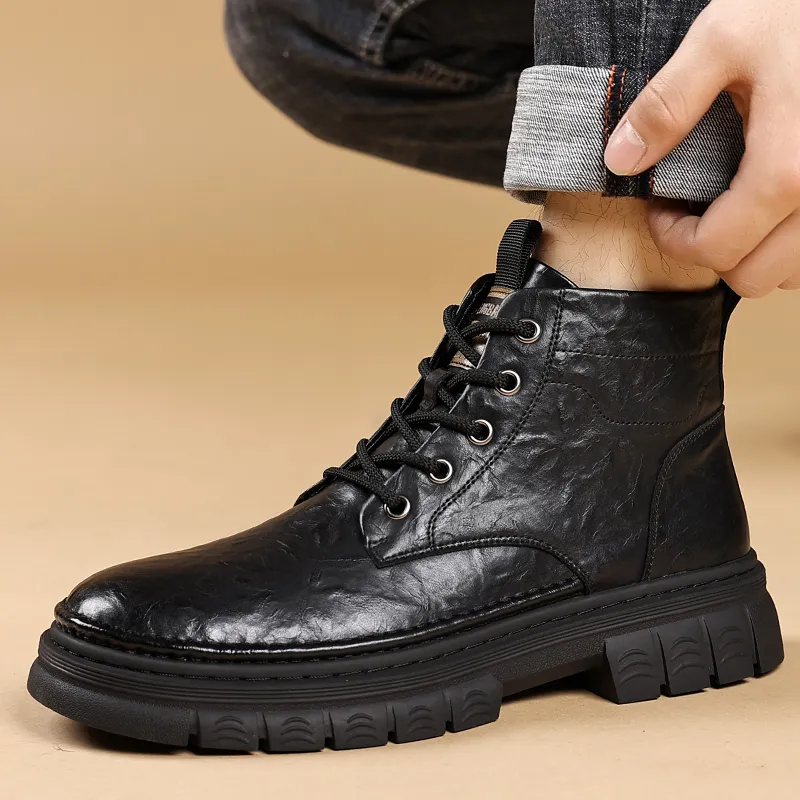 Shanpijiang Short Martin Boot Men's-10