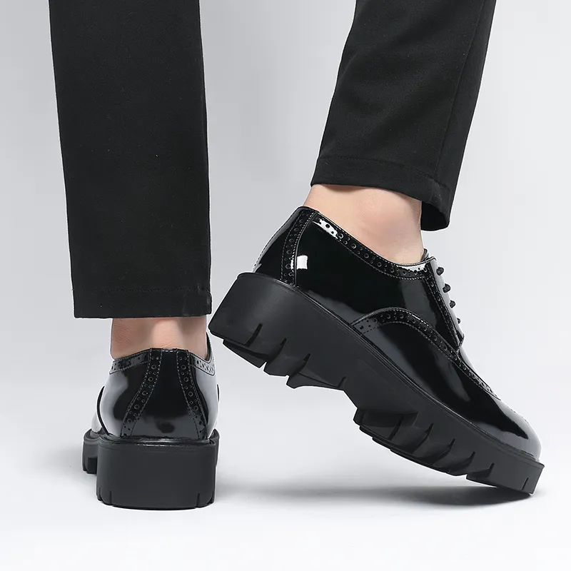 Shanpijiang Dress Shoes Men's Black-3