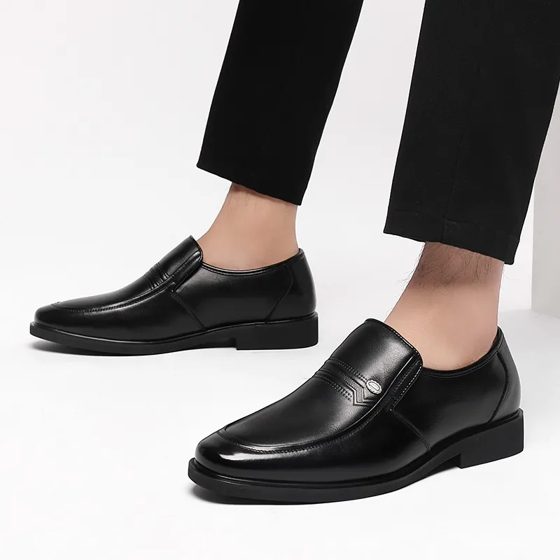 Shanpijiang Dress Shoes Men's Black-1