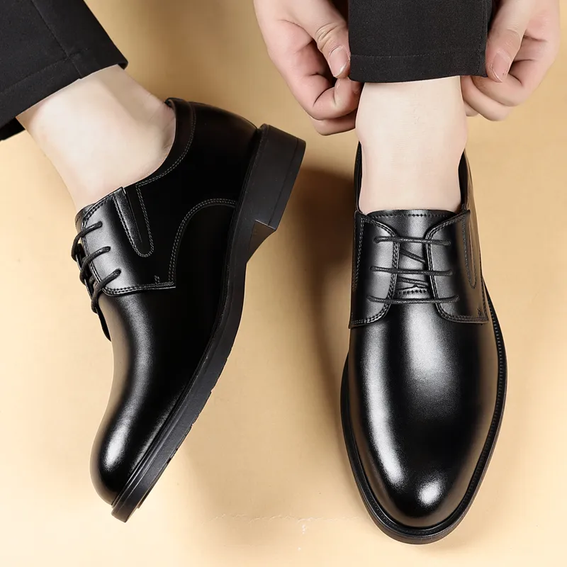Shanpijiang Dress Shoes Men's Black-3