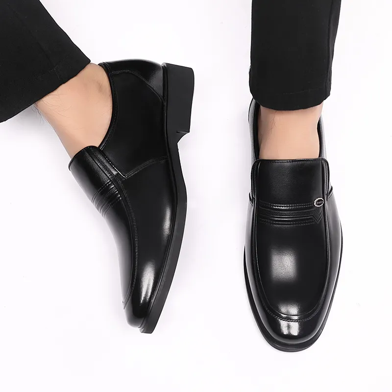 Shanpijiang Dress Shoes Men's Black-3
