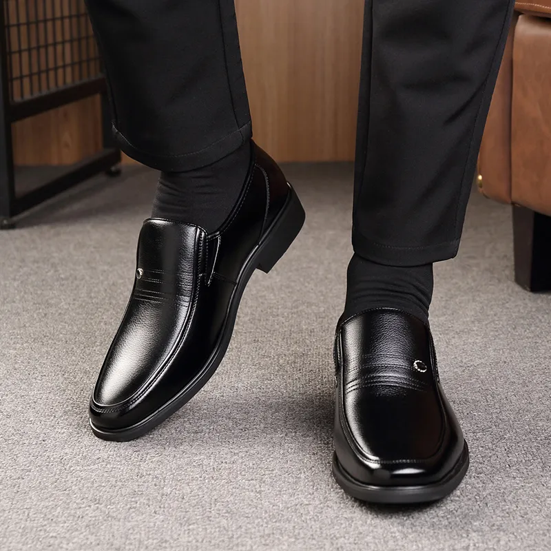 Shanpijiang Dress Shoes Men's Black-3