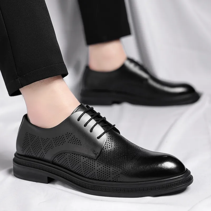 Shanpijiang Casual Shoes Men's Black-2