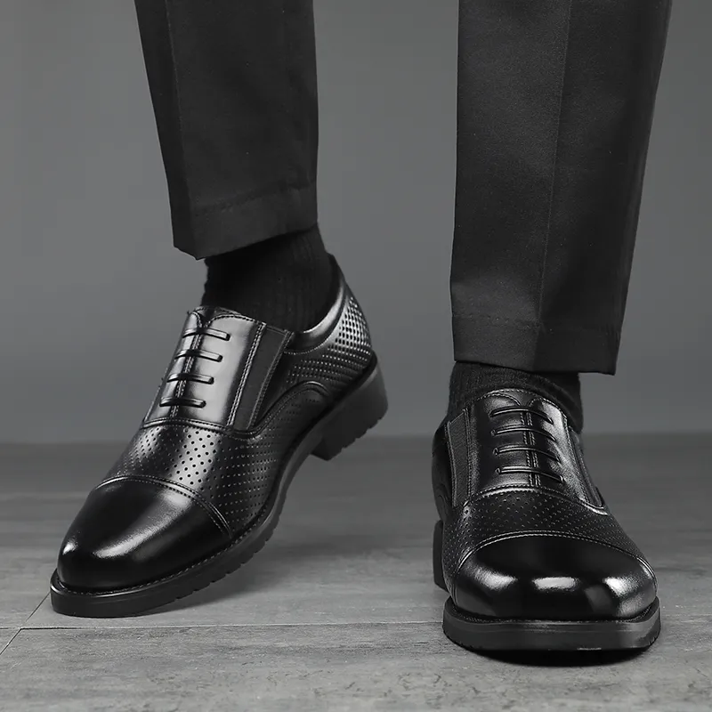 Shanpijiang Dress Shoes Men's Black-4