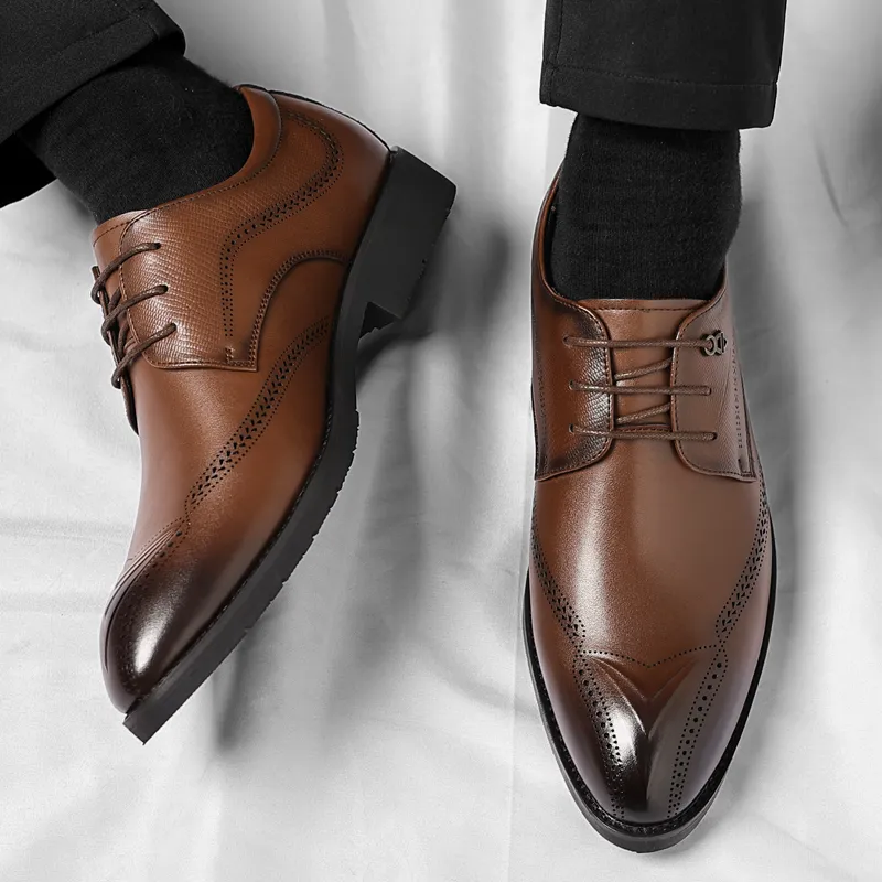 Shanpijiang Dress Shoes Men Low Top-3