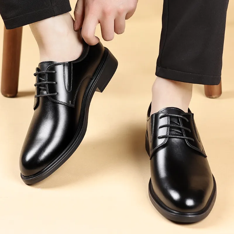 Shanpijiang Dress Shoes Men's Black-4