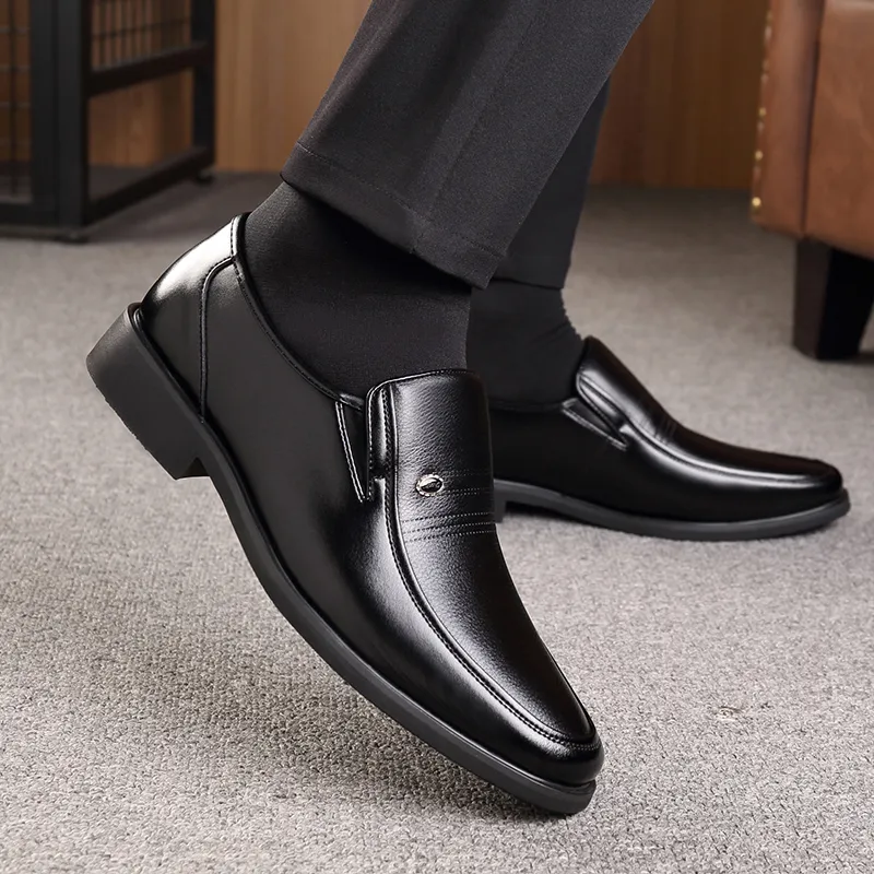 Shanpijiang Dress Shoes Men's Black-4