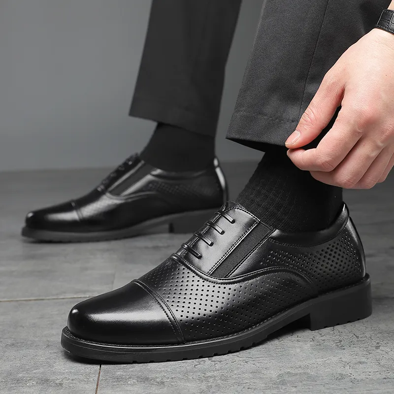 Shanpijiang Dress Shoes Men's Black-1