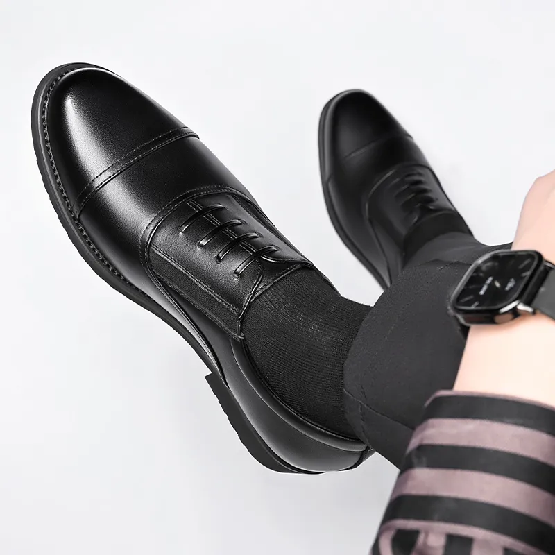 Shanpijiang Dress Shoes Men's Black-3