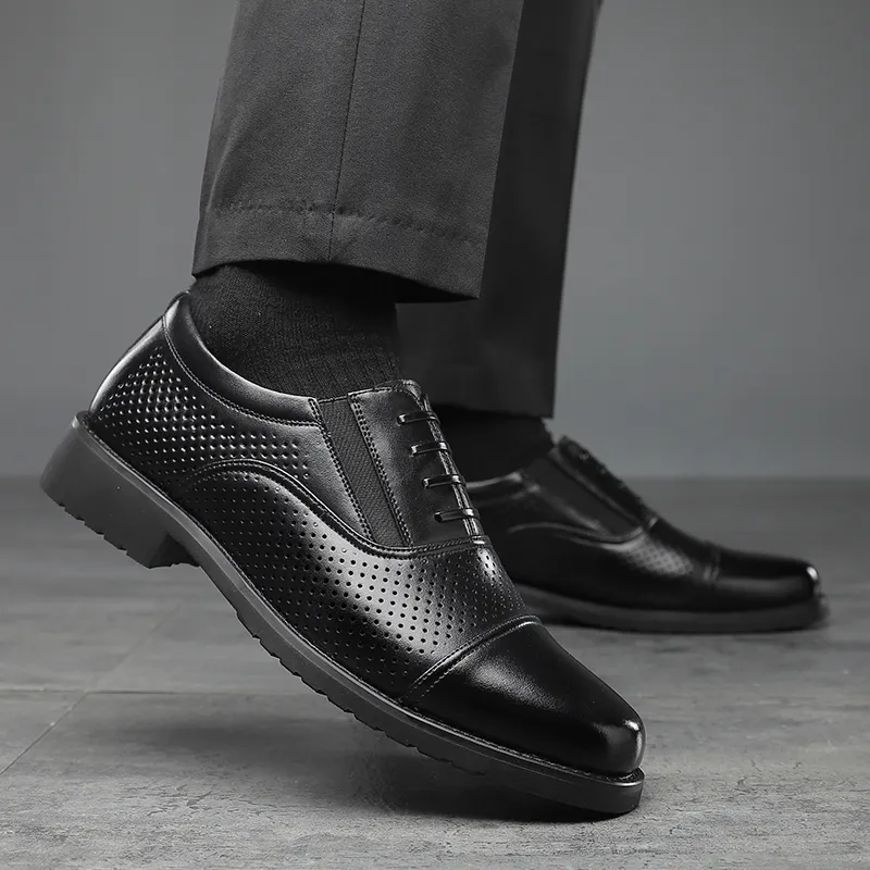 Shanpijiang Dress Shoes Men's Black-3