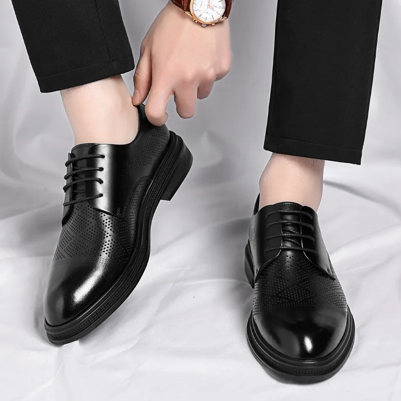 Shanpijiang Casual Shoes Men's Black-1