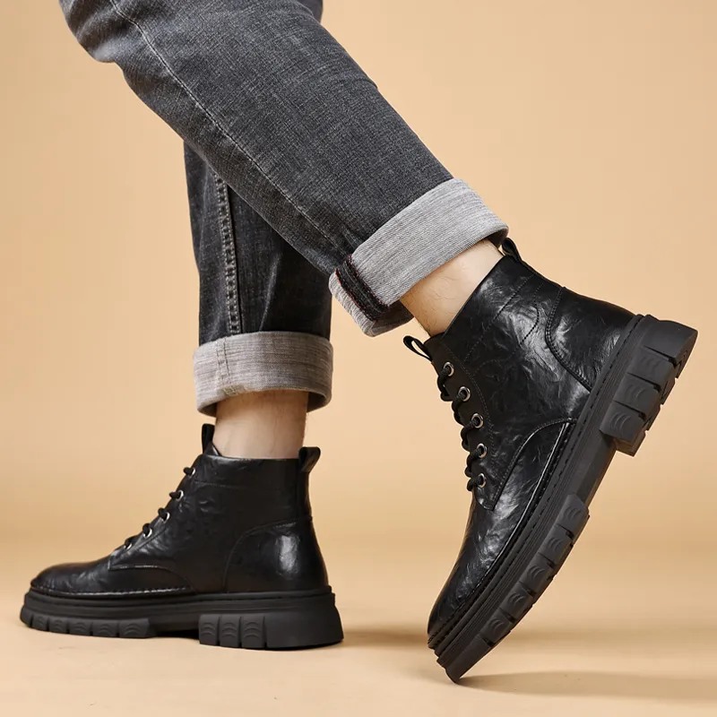 Shanpijiang Short Martin Boot Men's-9