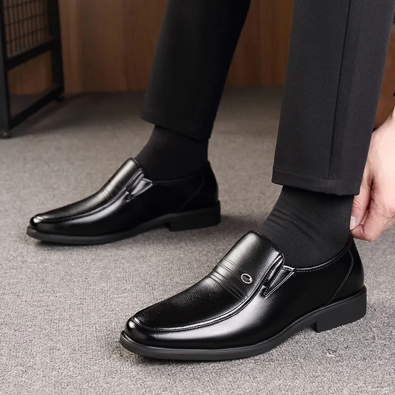 Shanpijiang Dress Shoes Men's Black-1