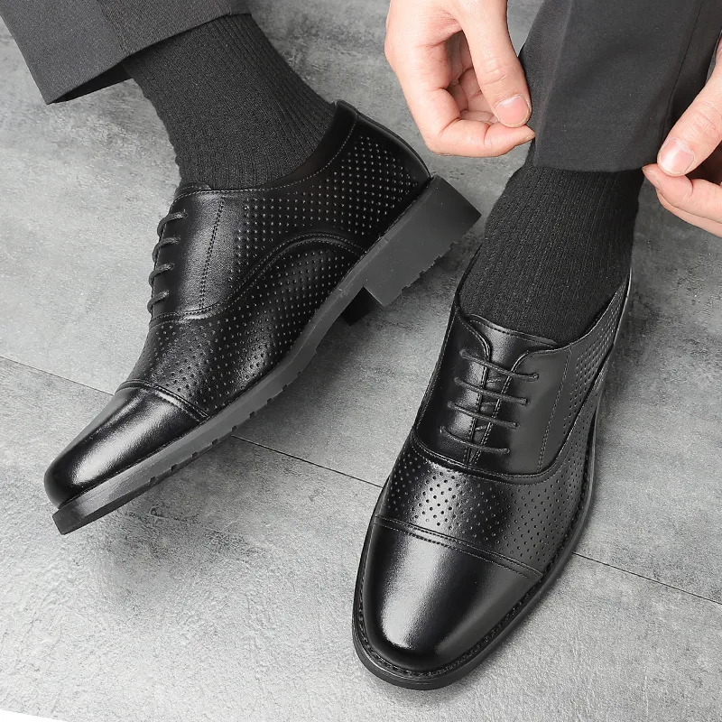 Shanpijiang Dress Shoes Men's Black-1