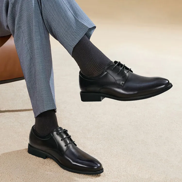 AOKANG Cotton Leather Shoes Dress Shoes Men's-6