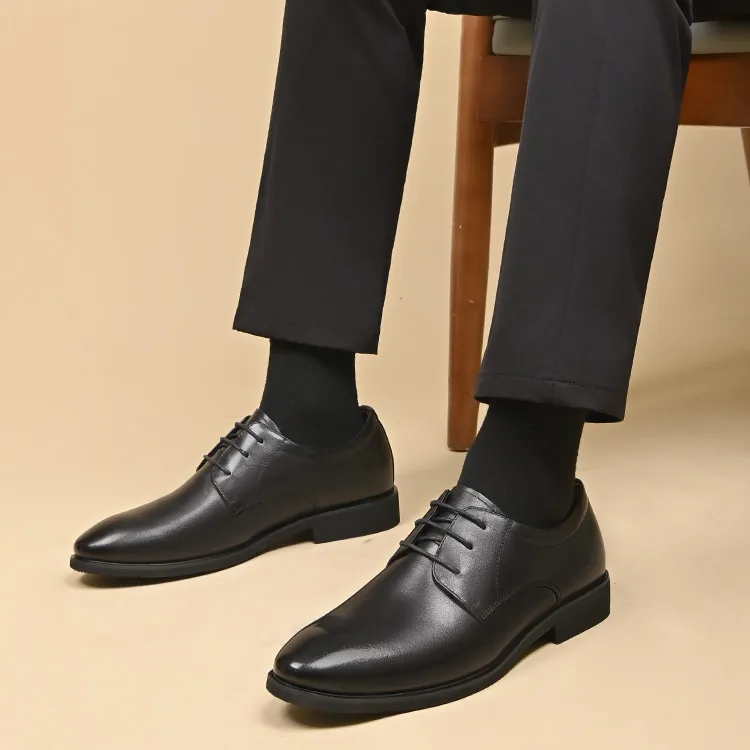 AOKANG Cotton Leather Shoes Dress Shoes Men's-1