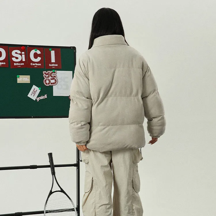 YOSICIL Puffer Jacket Unisex Light Gray-2
