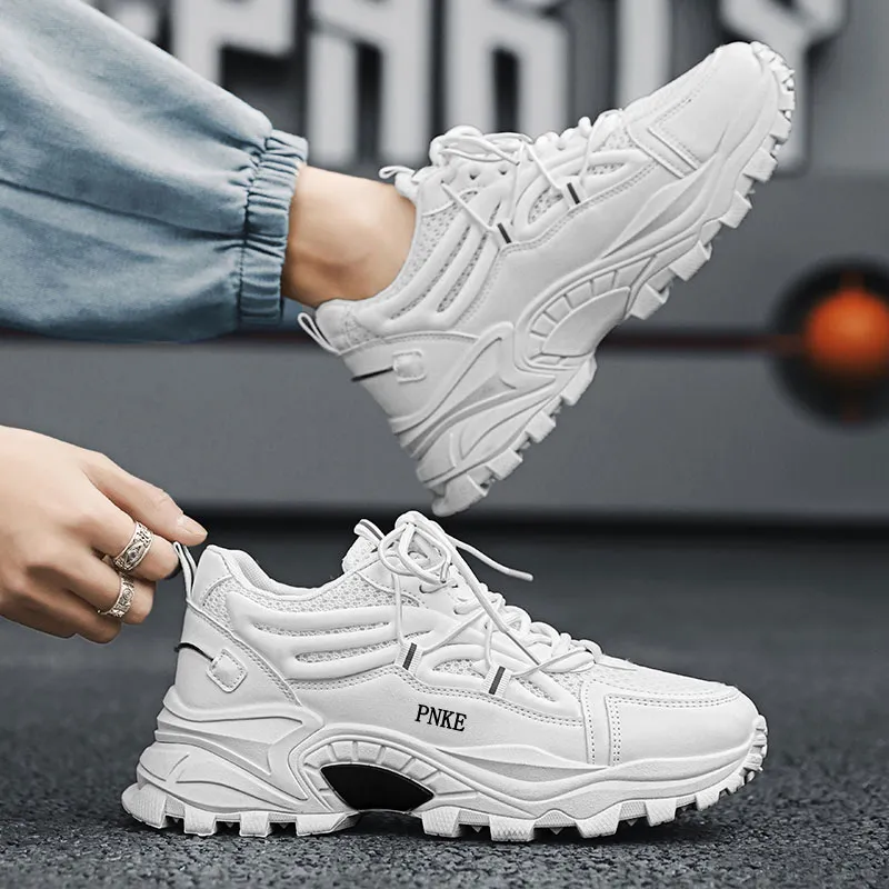 PNKE Anti-Slip And Wear-Resistant Breathable Low-Top Chunky Sneakers Men's-10