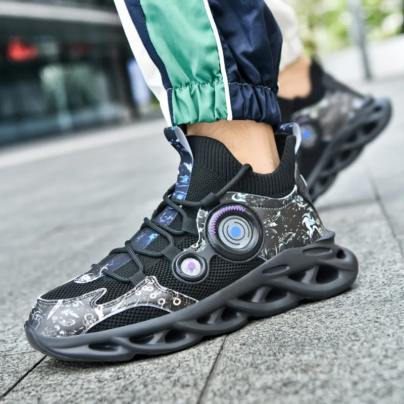 PNKE Anti-Slip And Wear-Resistant Breathable Low-Top Chunky Sneakers Men's-7
