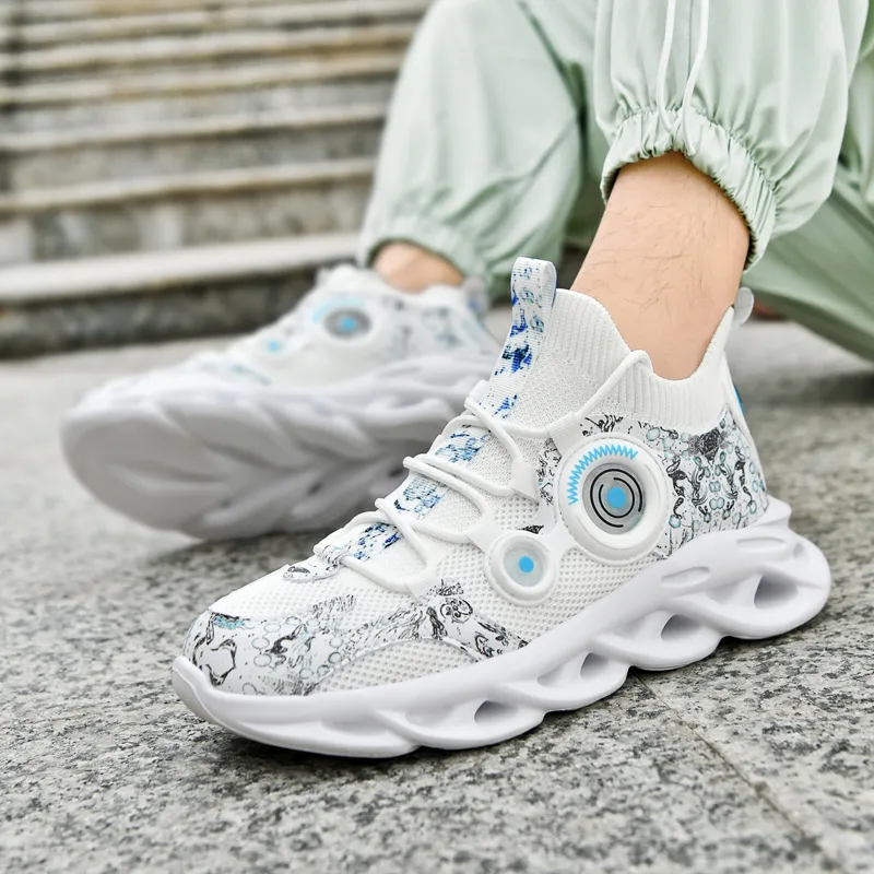 PNKE Anti-Slip And Wear-Resistant Breathable Low-Top Chunky Sneakers Men's-17