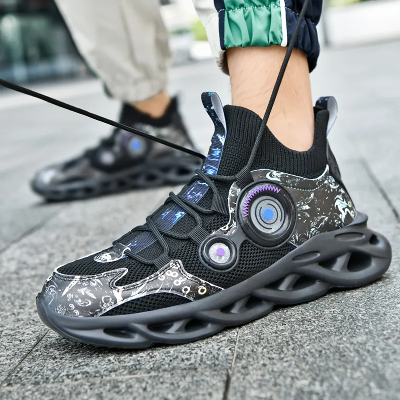 PNKE Anti-Slip And Wear-Resistant Breathable Low-Top Chunky Sneakers Men's-8