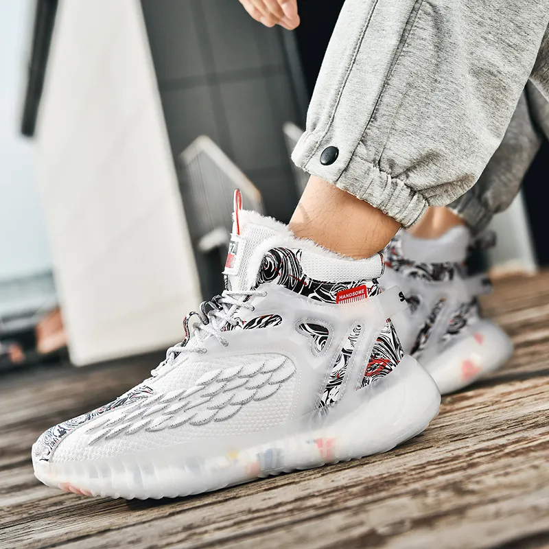 PNKE Anti-Slip And Wear-Resistant Height Increasing Warm Casual Shoes Men's-18
