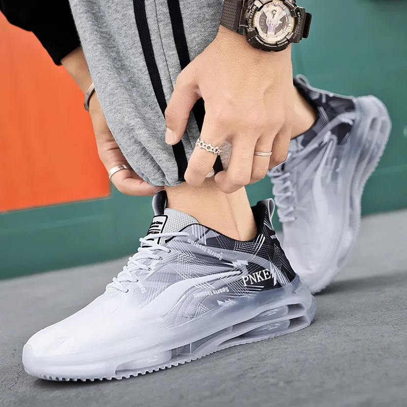 PNKE Anti-Slip Wear-Resistant Breathable Height Increasing Low-Top Casual Shoes Unisex-9