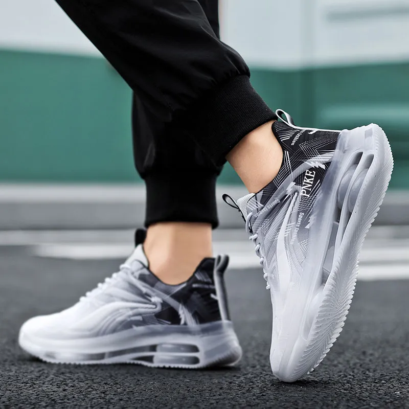 PNKE Anti-Slip Wear-Resistant Breathable Height Increasing Low-Top Casual Shoes Unisex-11