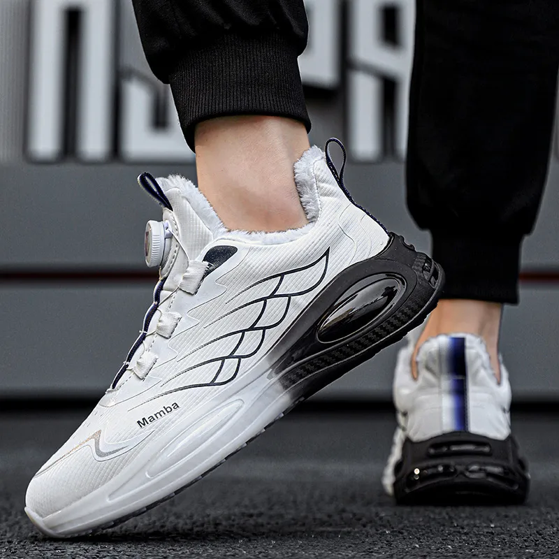 PNKE Anti Slip And Wear Resistant Warm Low Top Casual Shoes Men's-23