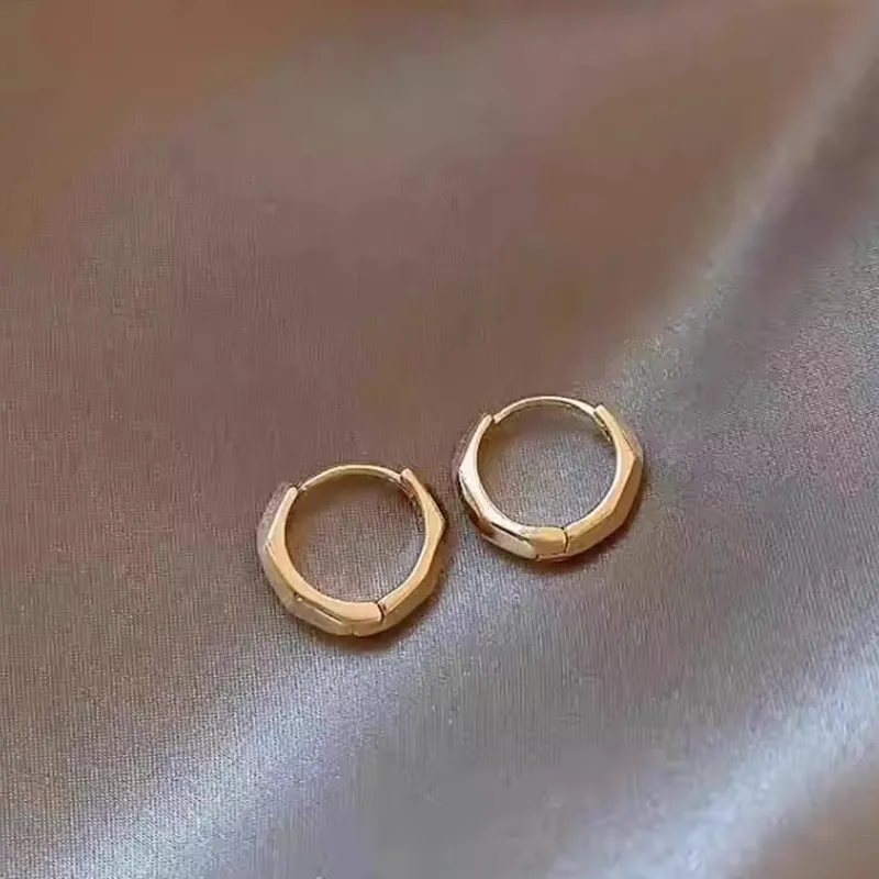 WAW Gold Plated Copper Earrings Women's-5