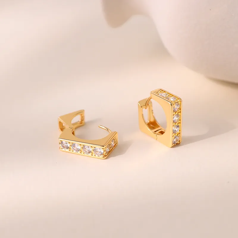 WAW Gold Plated Copper Earrings Women's-1