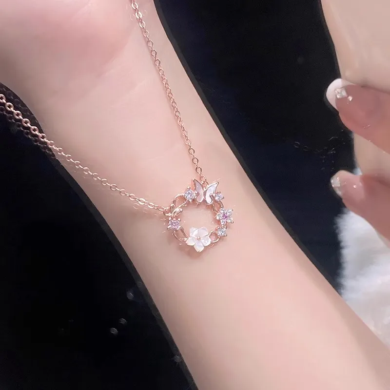 WAW Gold Plated Copper Necklaces Women's-2