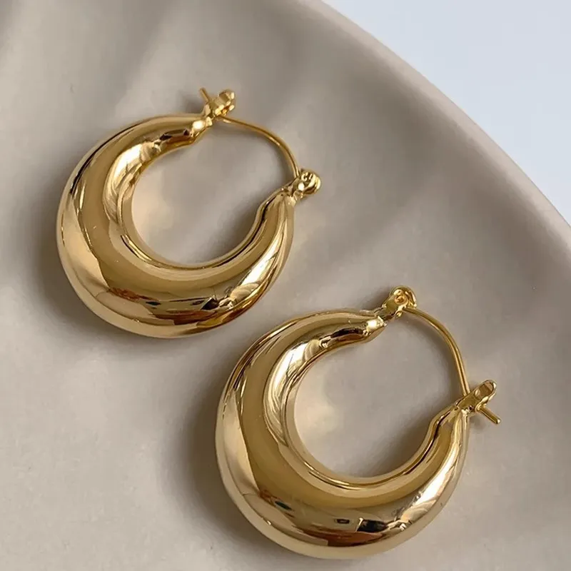 WAW Gold Plated Copper Earrings Women's-1