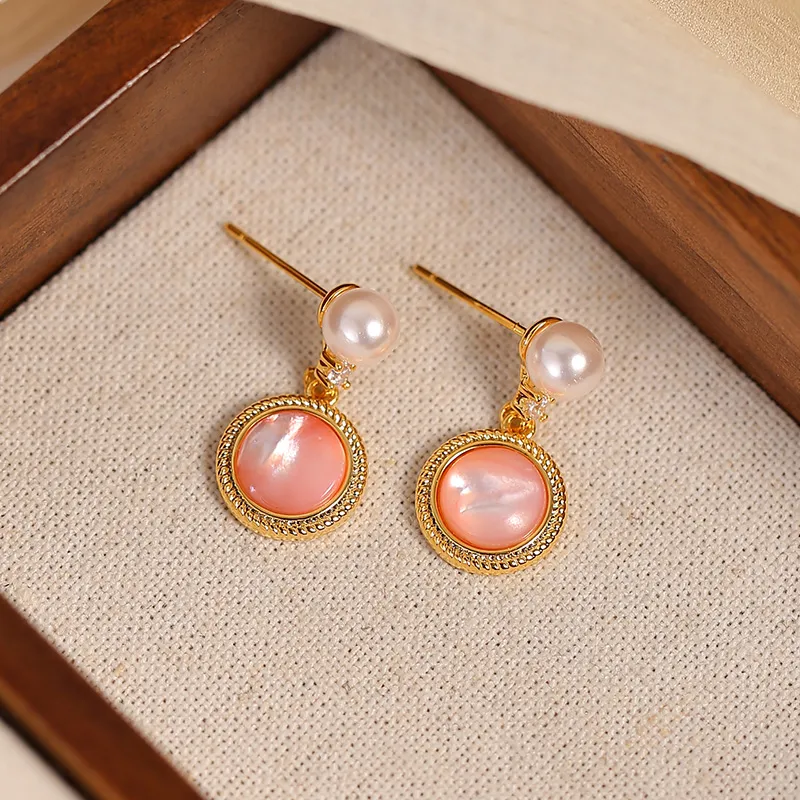 WAW Gold Plated Copper Earrings Women's-4