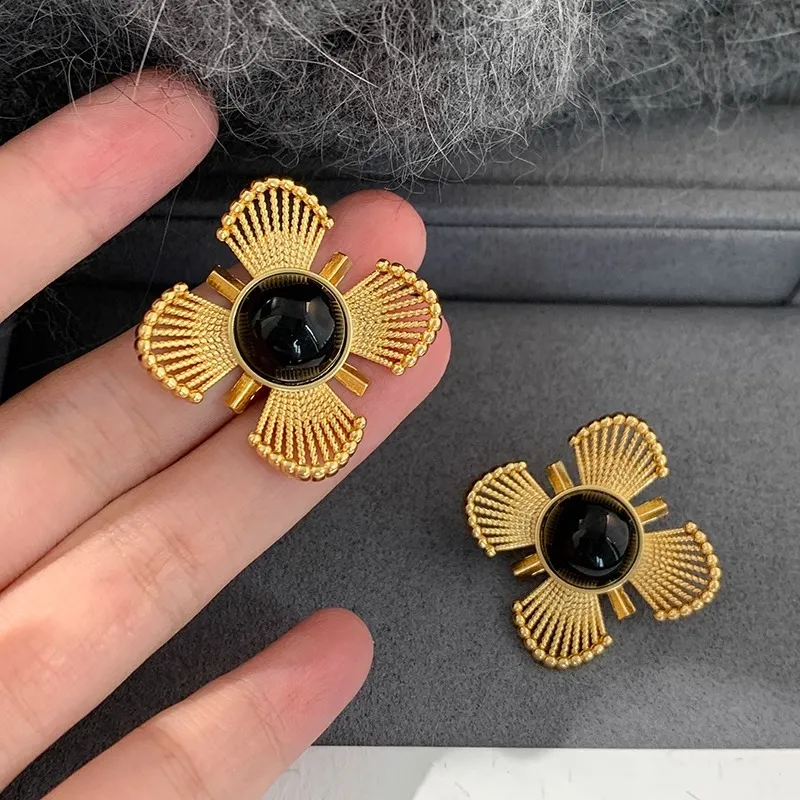 WAW Gold Plated Copper Earrings Women's-3