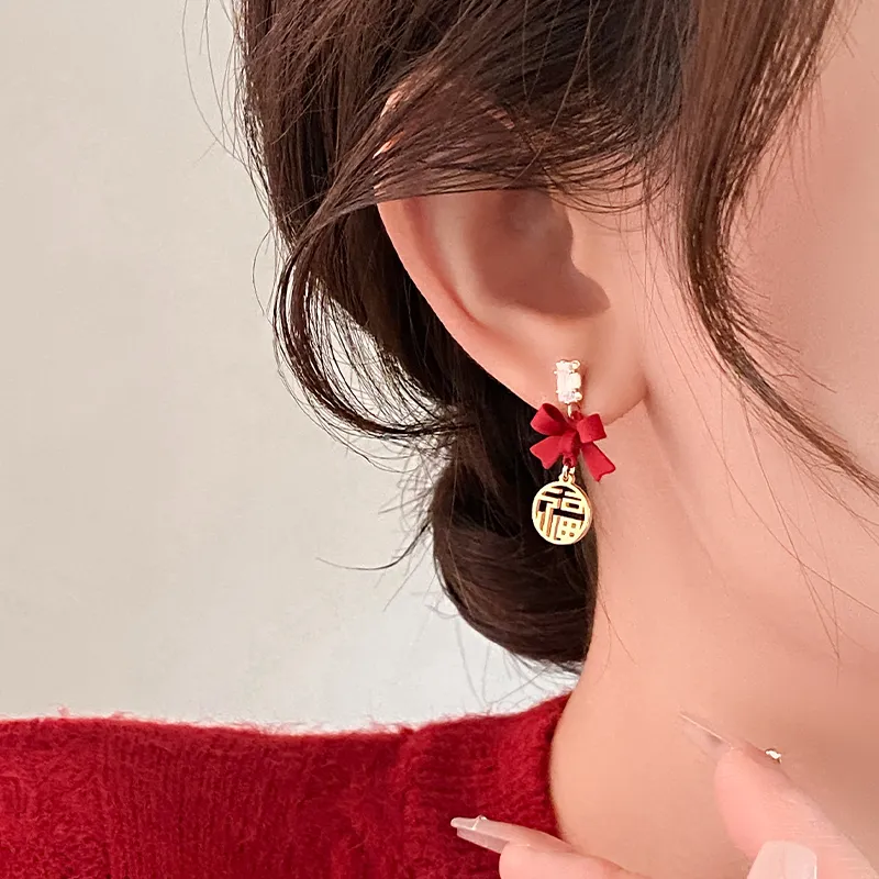 WAW Gold Plated Copper Earrings Women's-2